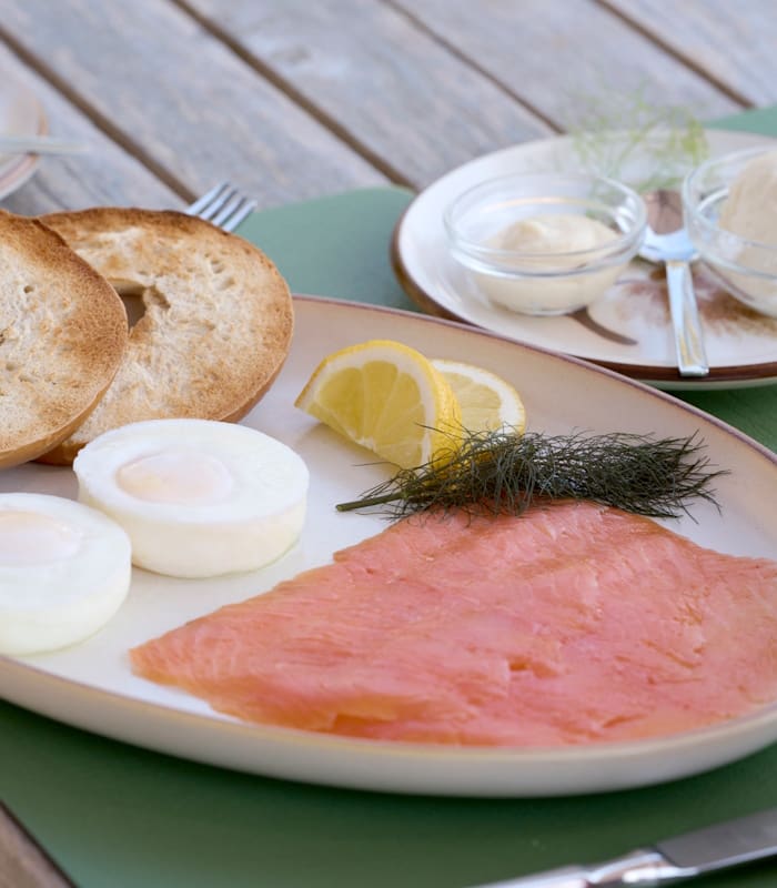 Westwood smoked salmon breakfast
